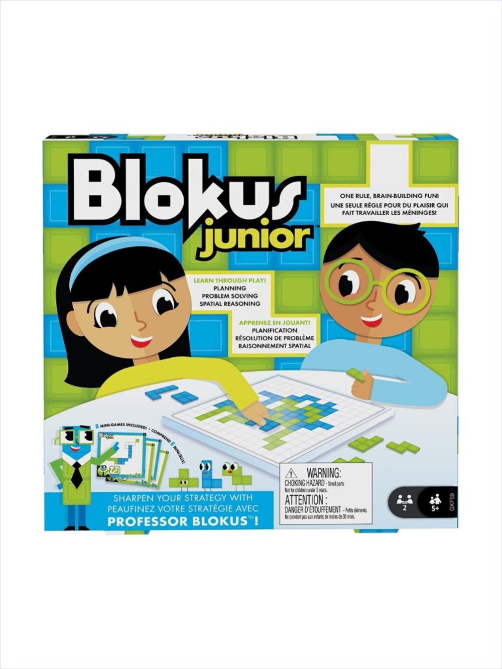Mattel Blokus Junior Strategy Board Game Bilingual Version New In Box